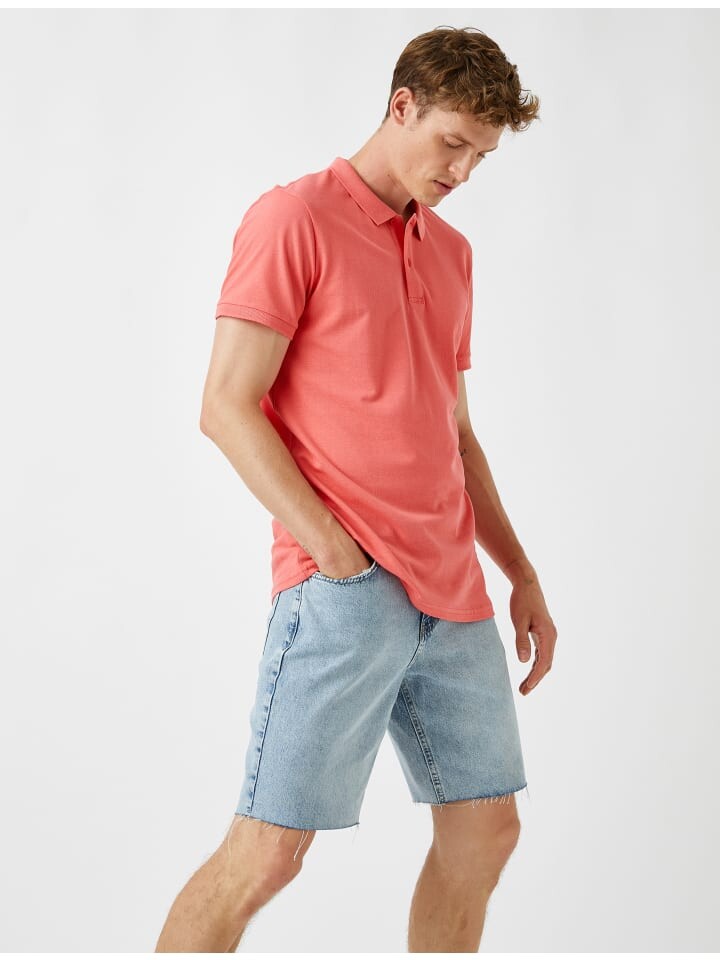 

Поло KOTON T shirt, коралловый