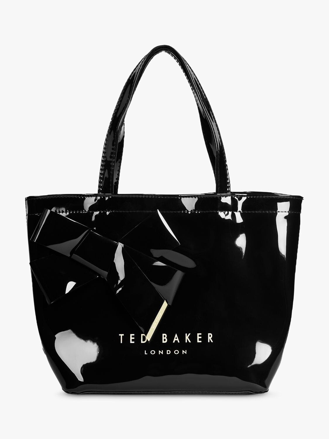 

Маленькая сумка-шоппер Ted Baker Nikicon с бантом, черная, Черный