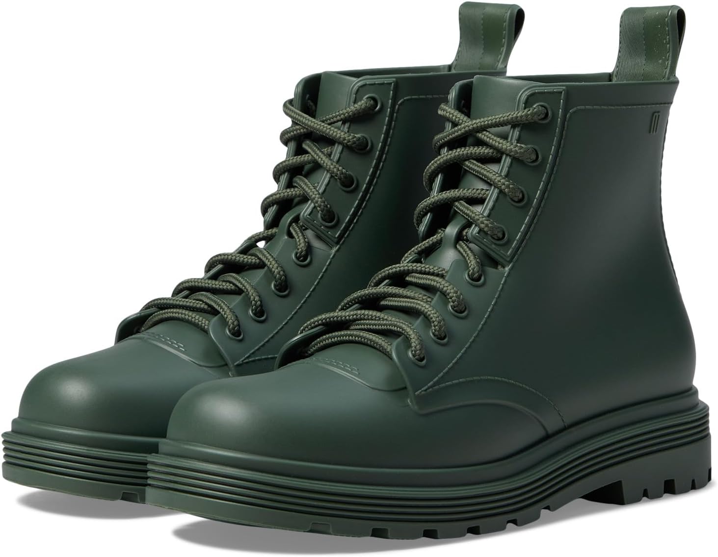 цена Ботинки на шнуровке Coturno INF Mini Melissa, зеленый