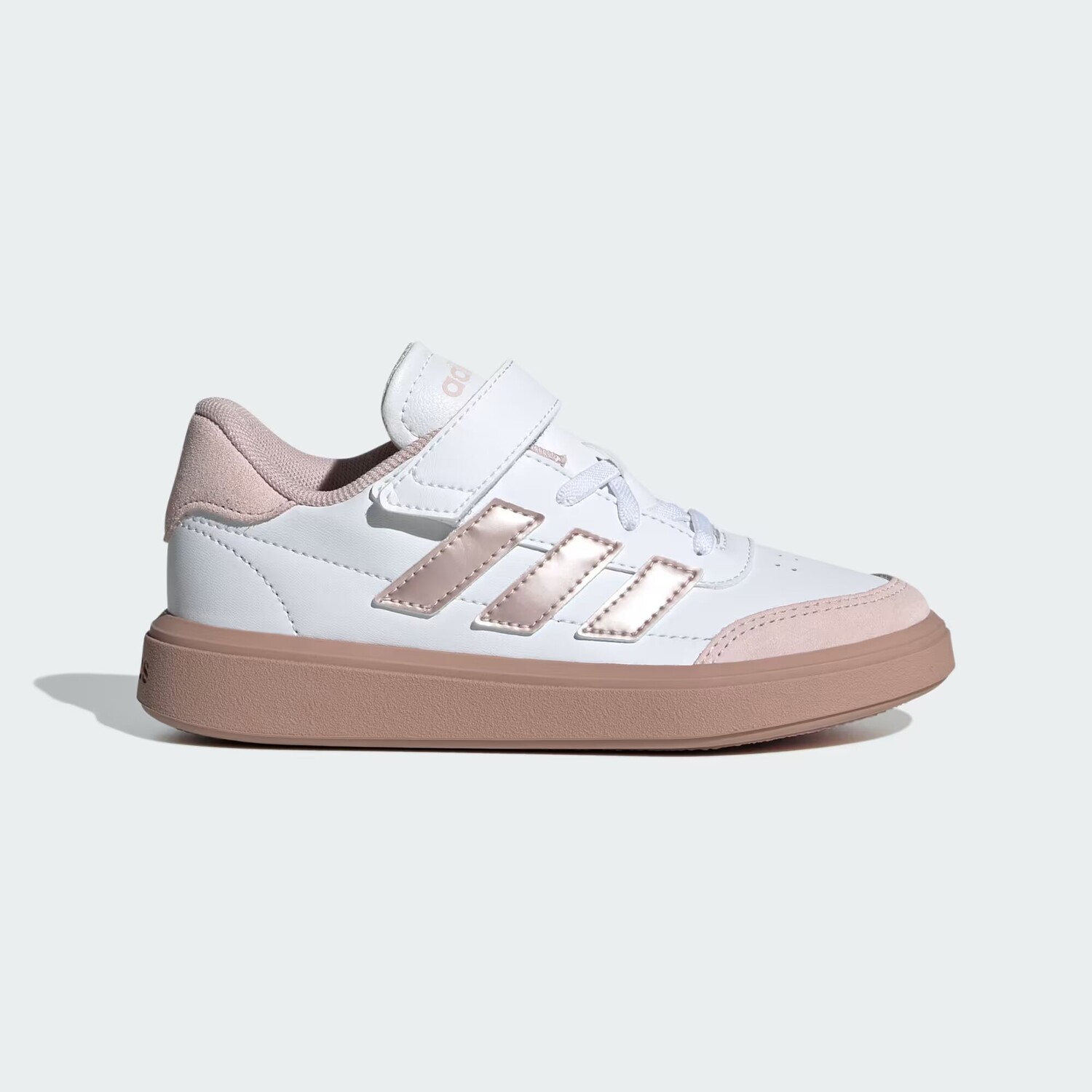 

Кроссовки для кортблоков Adidas, цвет Cloud White/Sandy Pink Met./Sandy Pink