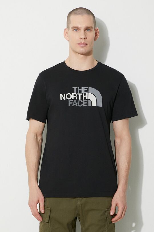 

Хлопковая футболка MS/S Easy Tee The North Face, черный