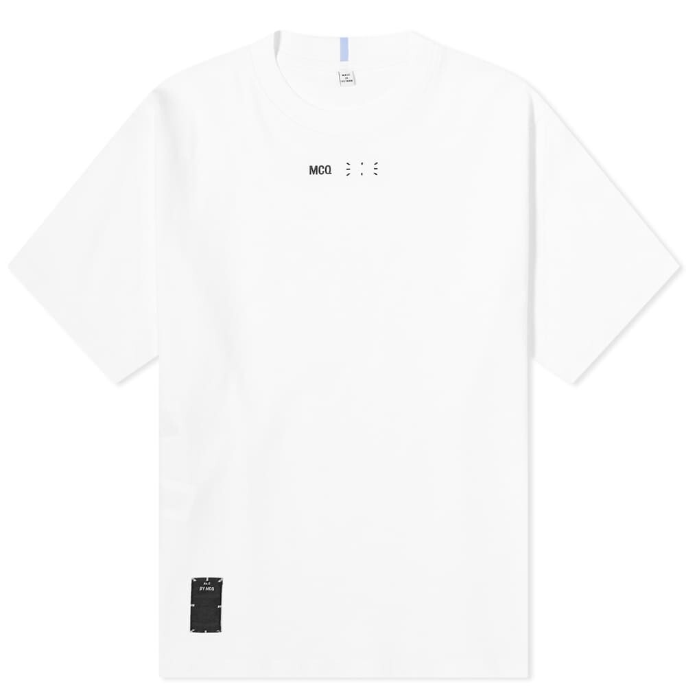 

Футболка McQ Contrast Logo Tee, Белый