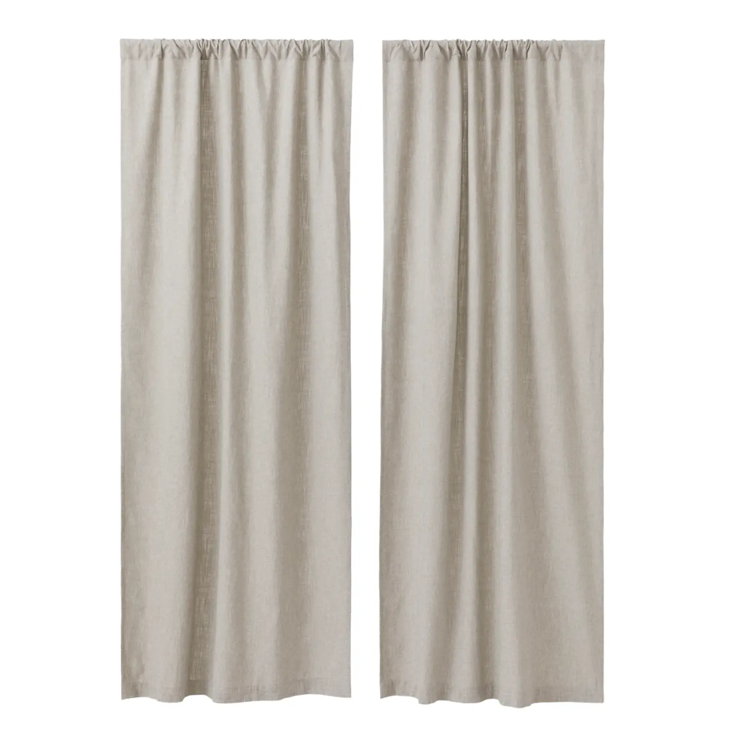 

Шторы H&M Home 2-pack Panels, 2 предмета, светло-серый