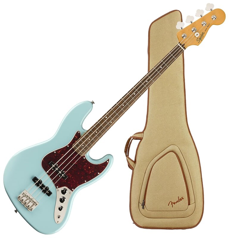 

Squier Classic Vibe '60s Jazz Bass - Daphne Blue PERFORMER PAK 0374530504