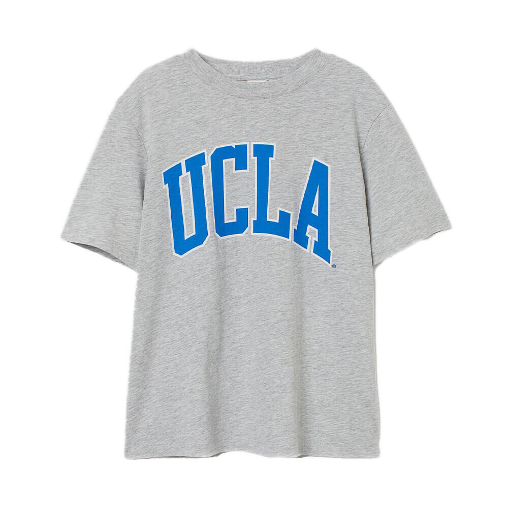 

Футболка H&M Motif UCLA, серый