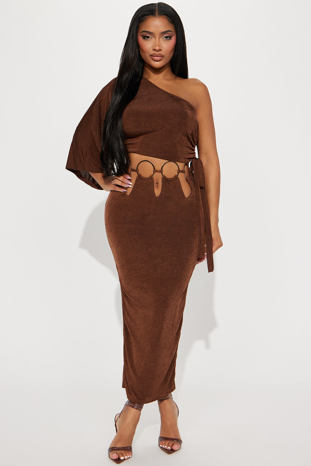 

Юбка Fashion Nova ST40391NUN, коричневый