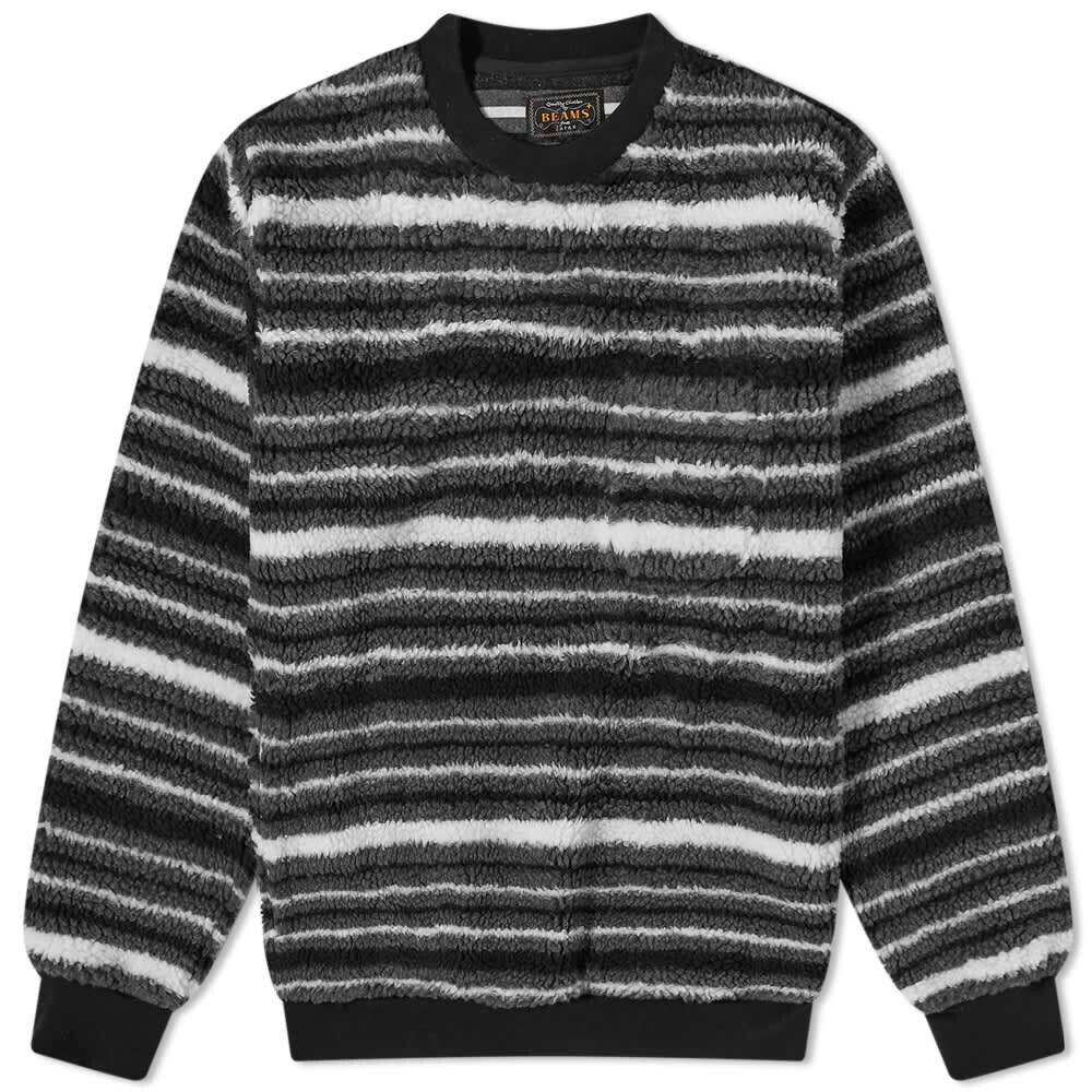 

Толстовка Beams Plus Stripe Fleece Crew Sweat