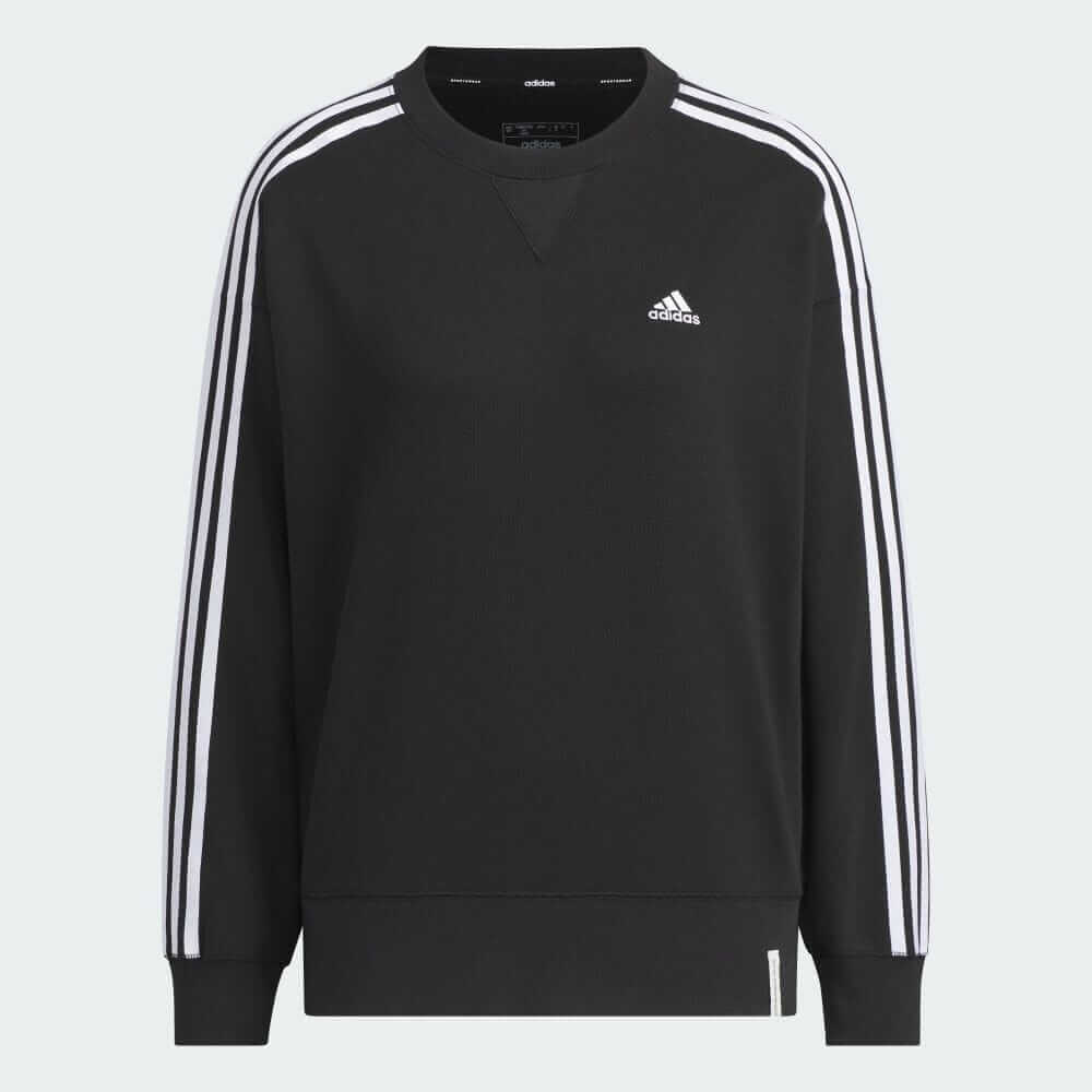 Свитшот Adidas Essentials Plus, черный цена и фото