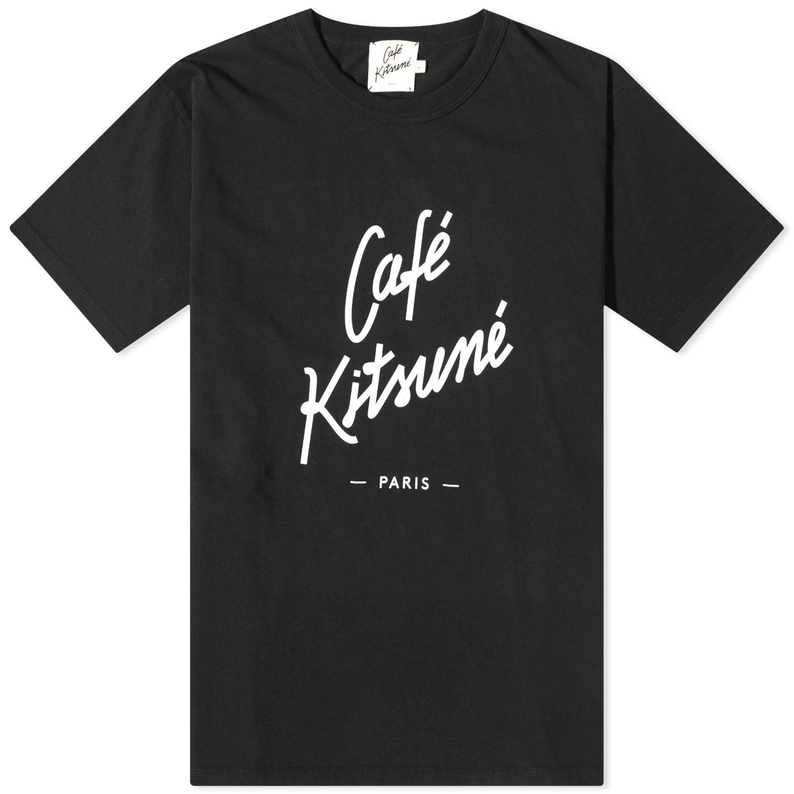Футболка Maison Kitsune Cafe Kitsune Classic, черный