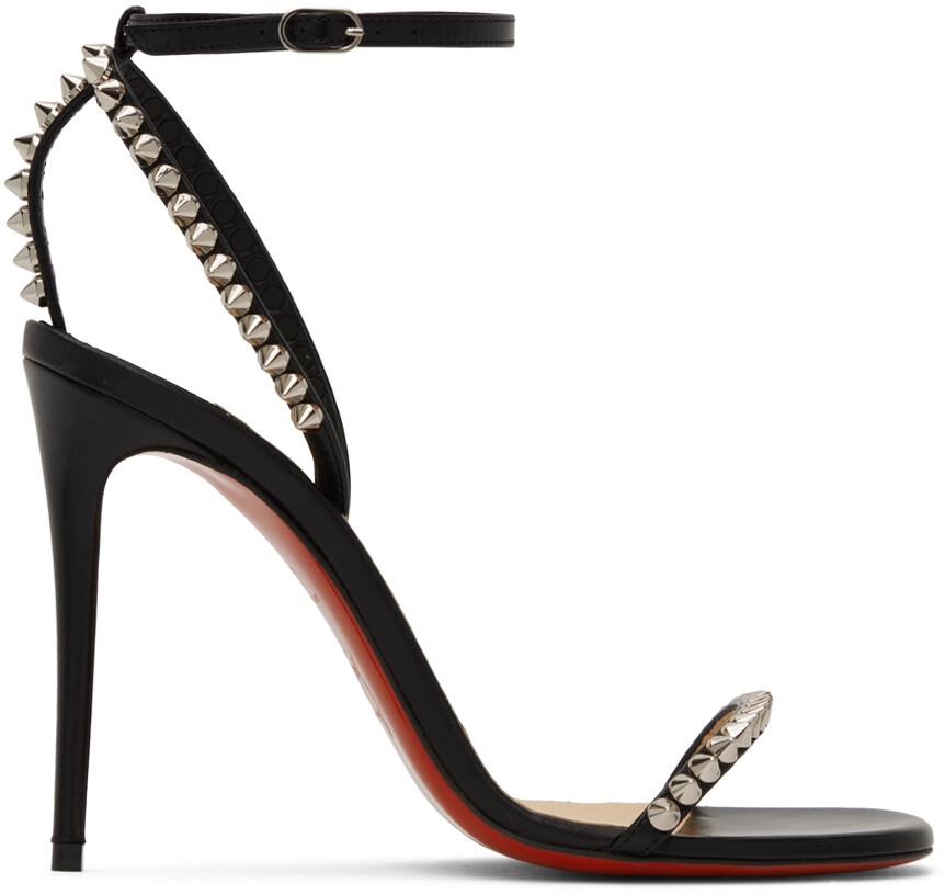 

Черные босоножки So Me 100 на каблуке Christian Louboutin