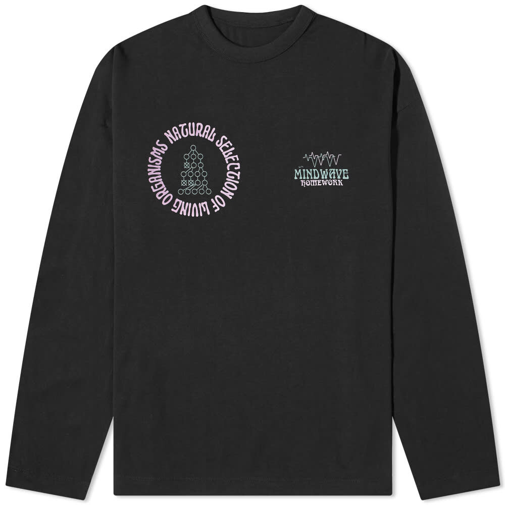 

Футболка Homework Natural Selection Chest Logo Long Sleeve Tee, Черный
