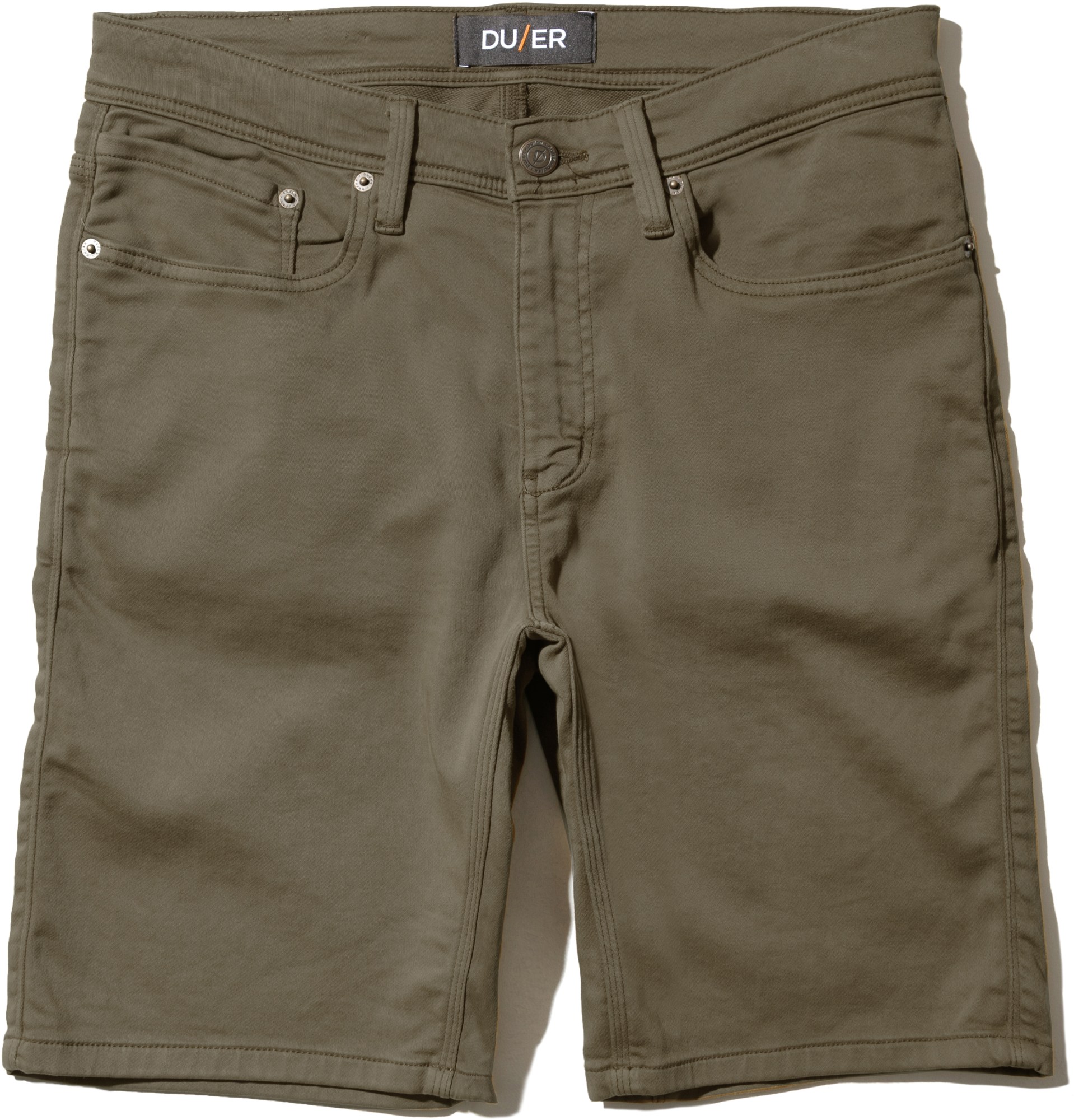 Свободные шорты No Sweat 10 дюймов — мужские DUER, зеленый