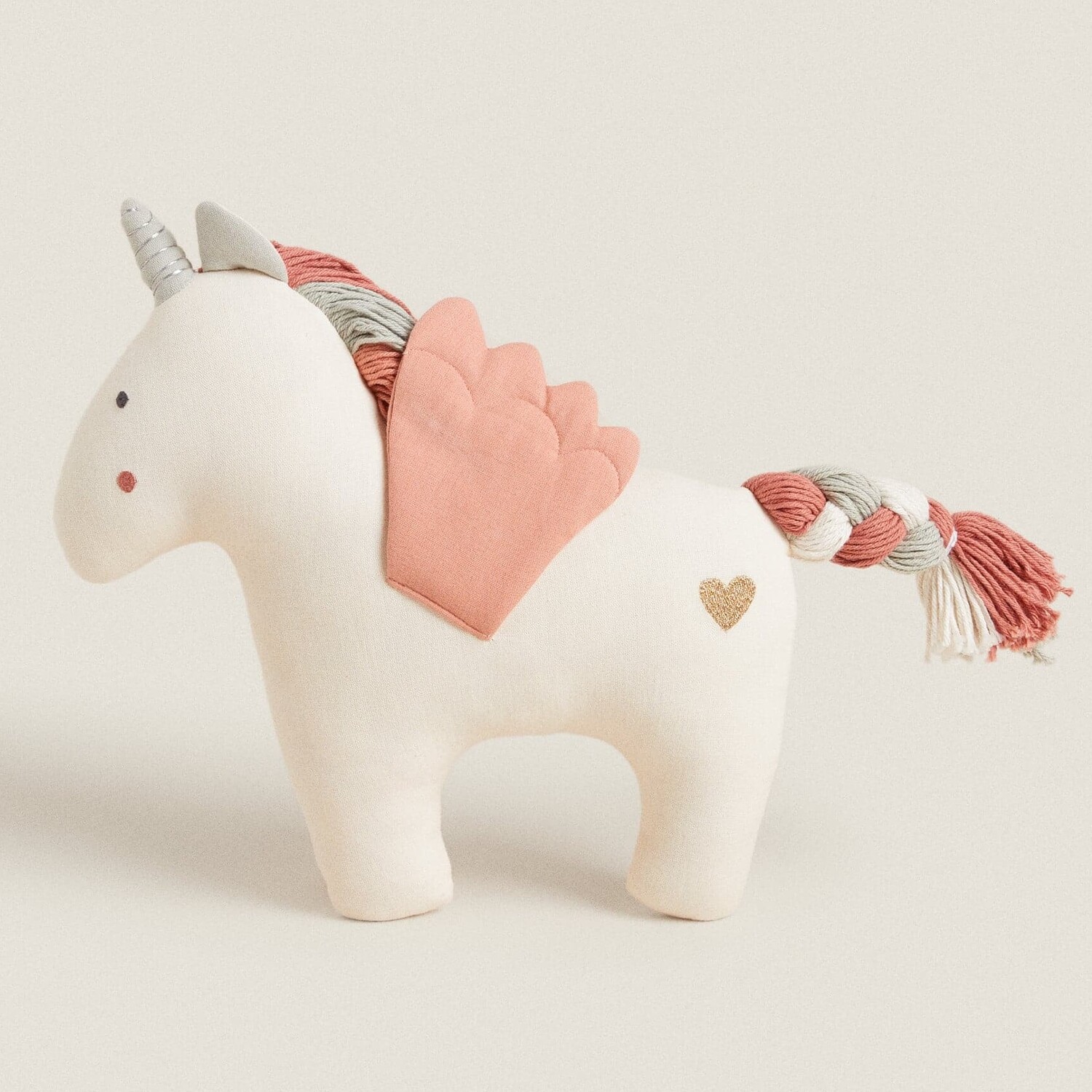

Подушка Zara Home Unicorn, кремовый