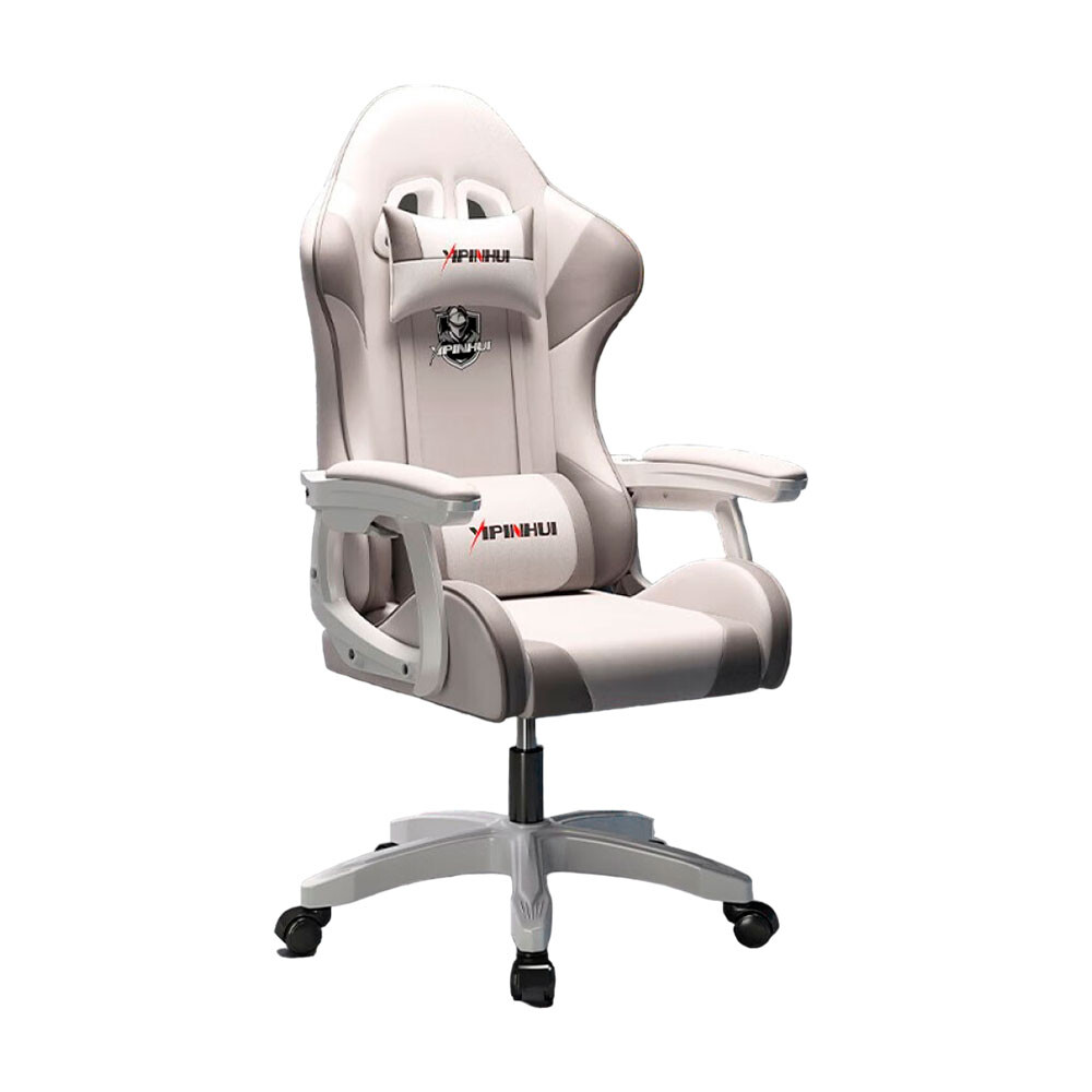 

Игровое кресло Yipinhui DJ-06, 2 Gen, алюминий, белый/серый