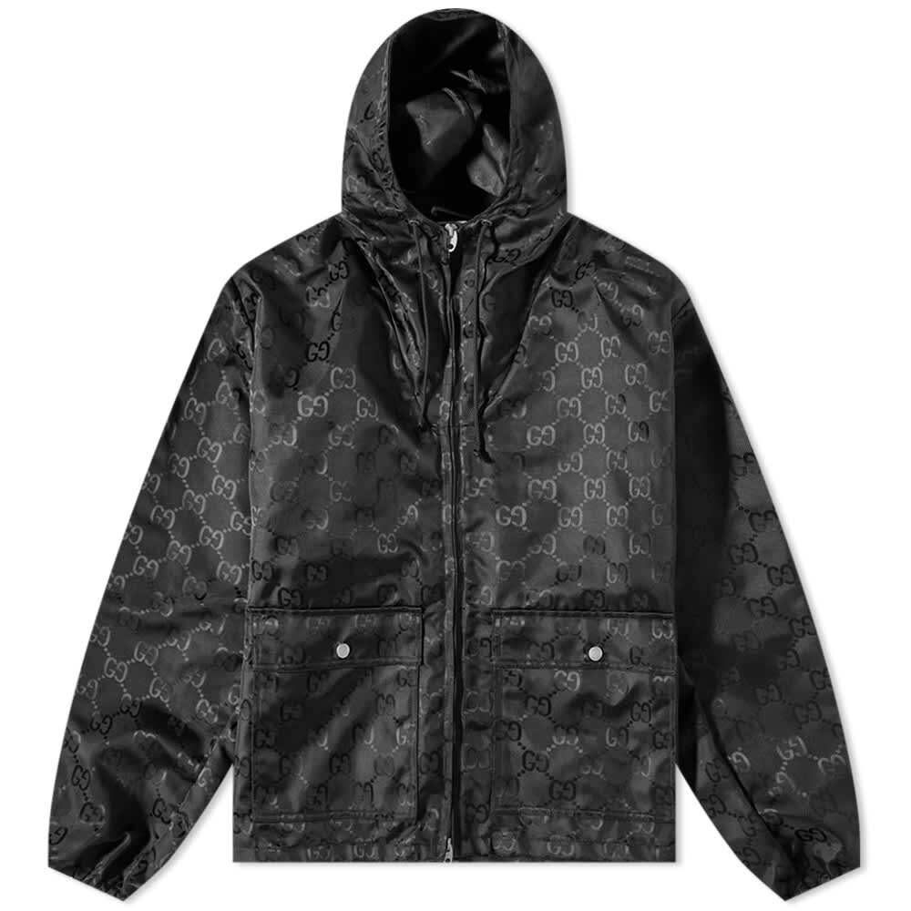 

Эко нейлоновая парка с узором GG Gucci, Серый