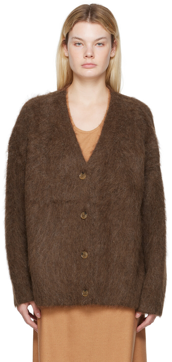 

SSENSE Эксклюзивный Коричневый Кардиган Biella Totême