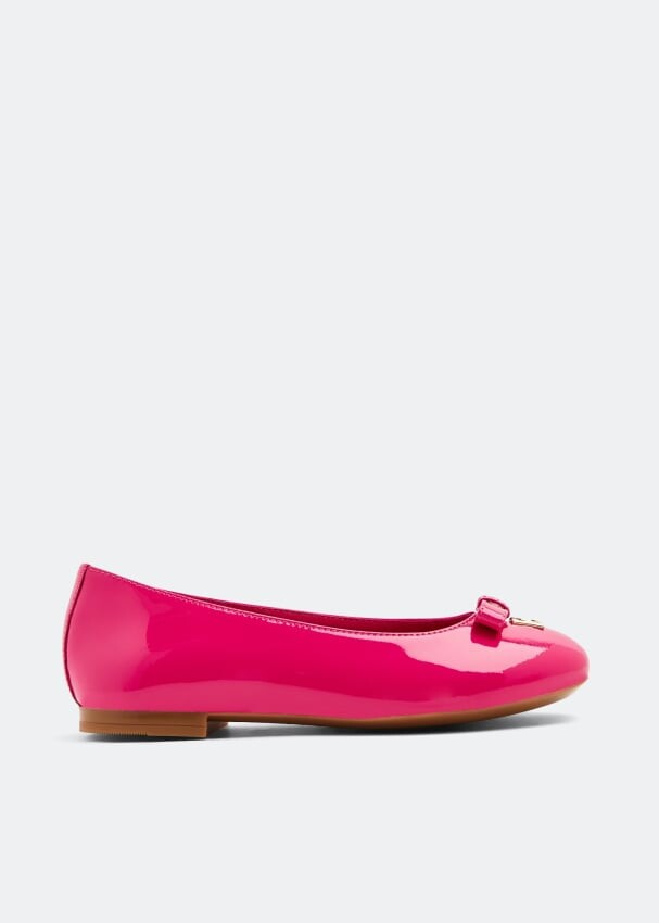 

Балетки DOLCE&GABBANA Patent ballerinas, розовый