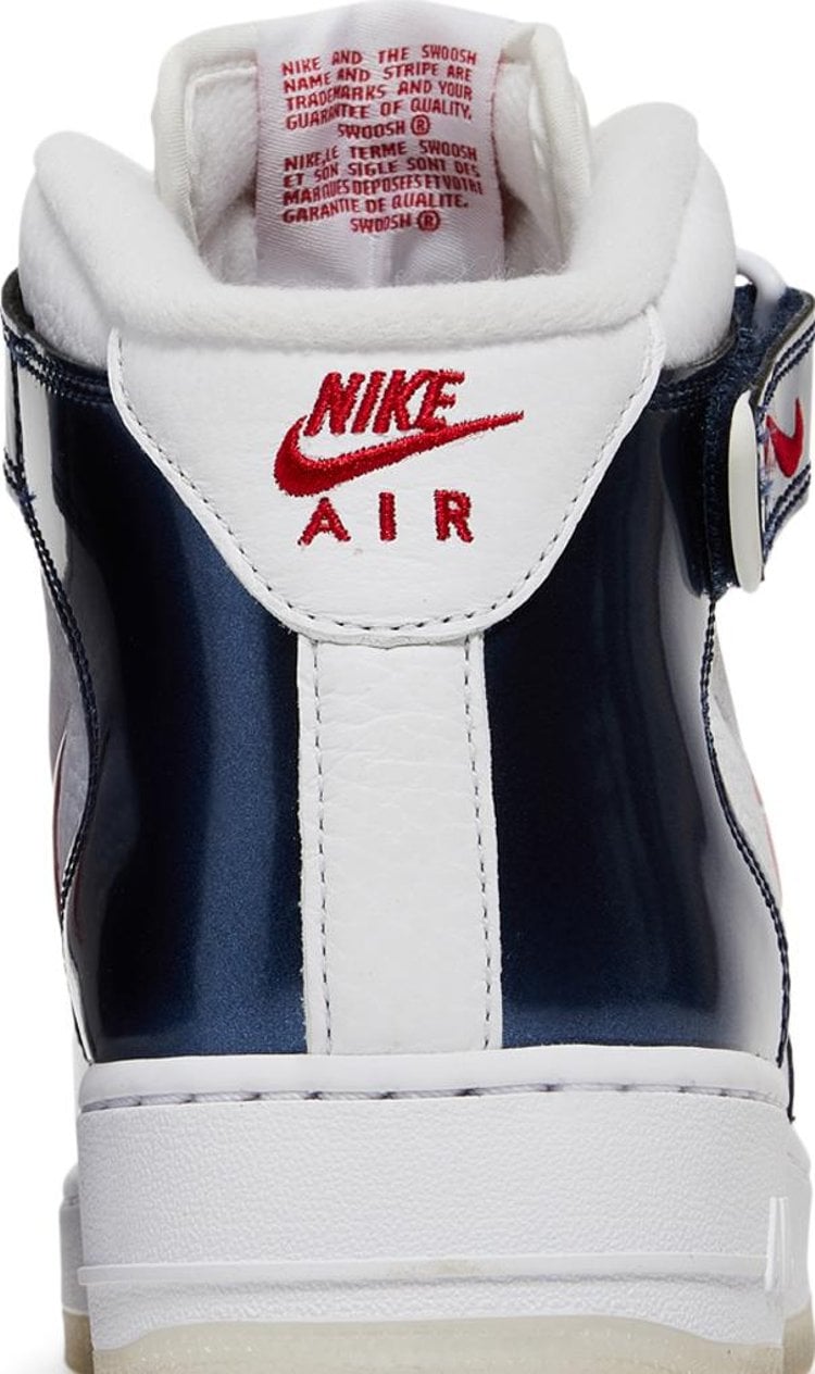 Air force 1 navy blue white-red hotsell