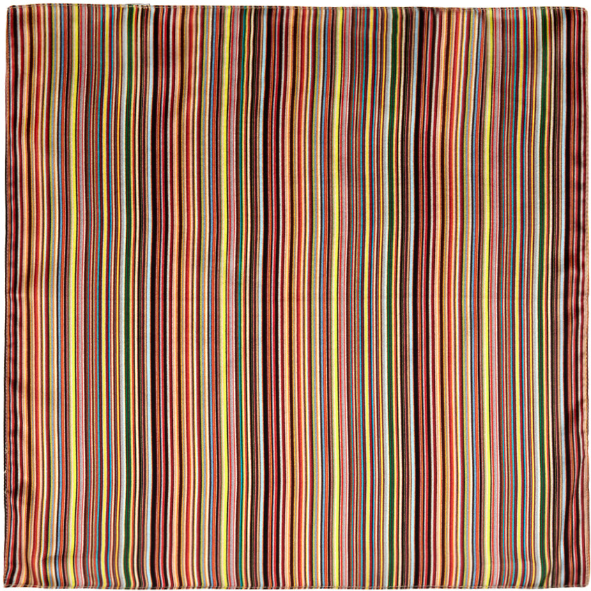 

Разноцветный нагрудный платок с фирменной полоской Paul Smith