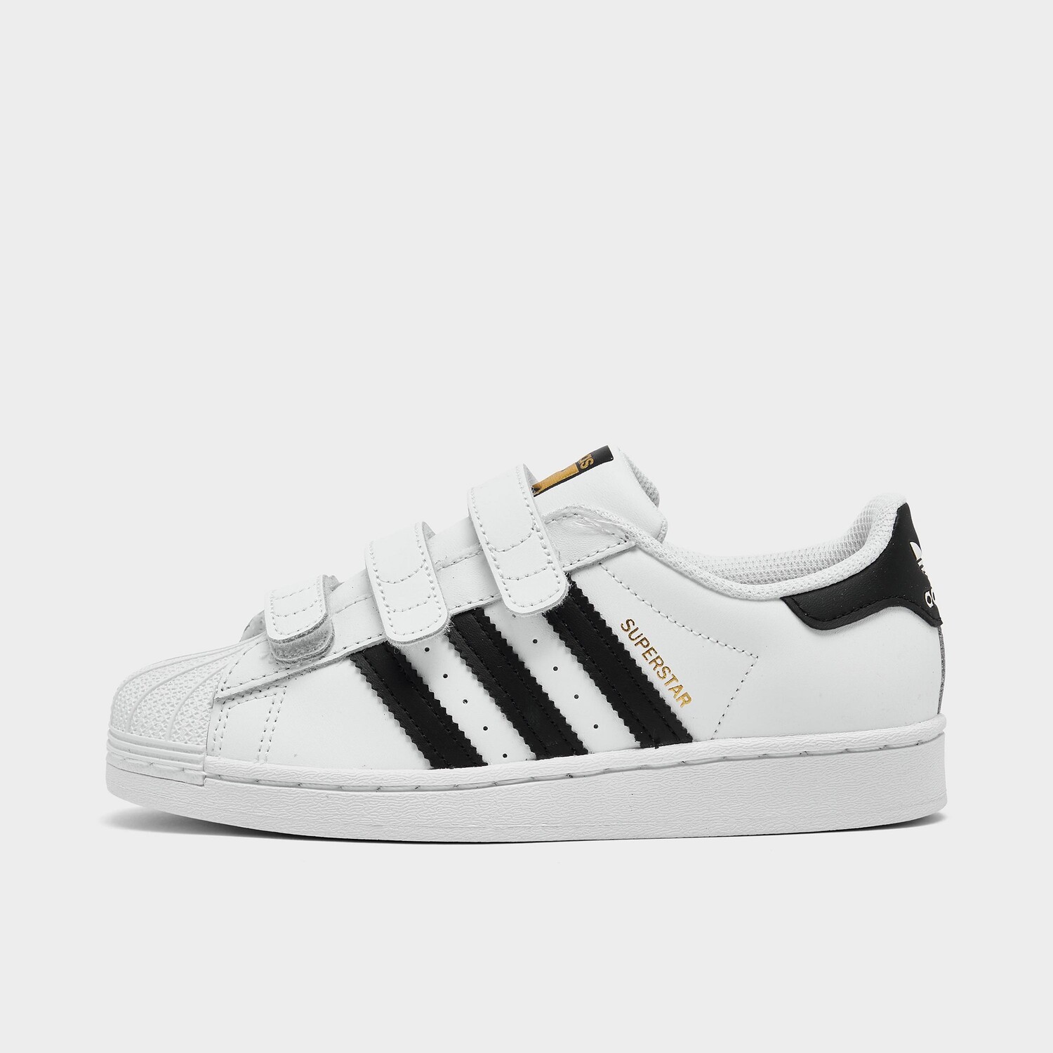 

Повседневная обувь Adidas Originals Superstar с крючками и петлями для маленьких детей, белый