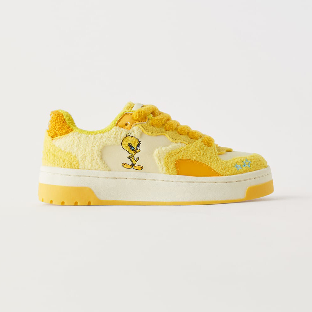 

Детские кроссовки Zara Tweety Looney Tunes, желтый