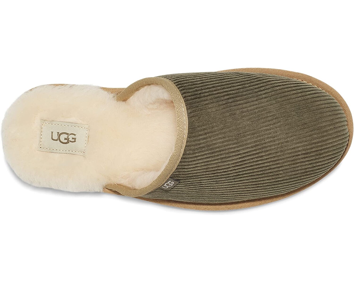 

Слипперы Scuff Corduroy II UGG, мох зеленый