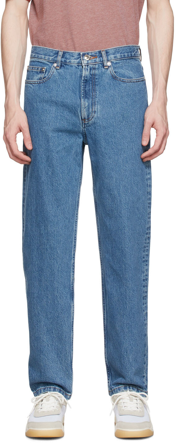 

Синие прямые джинсы Martin A.P.C.