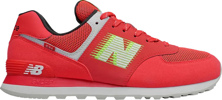 

Кроссовки New Balance 574 'Team Red Volt', красный