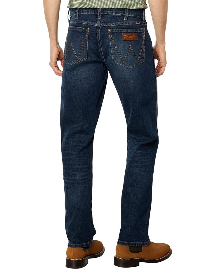 

Джинсы Wrangler Retro Green Jeans Slim Straight in Blue, синий