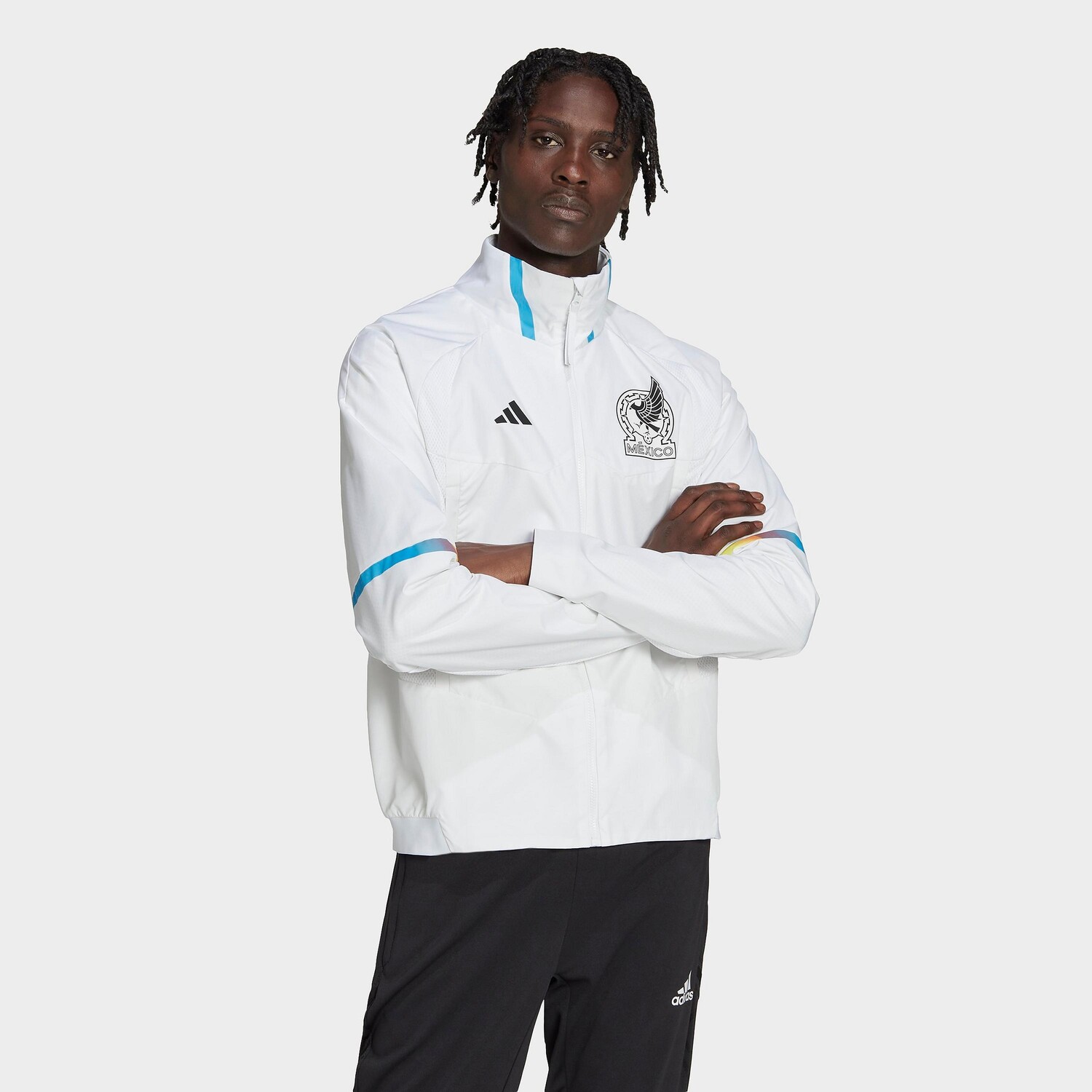 

Мужская куртка Adidas Mexico Soccer Game Day Anthem, белый