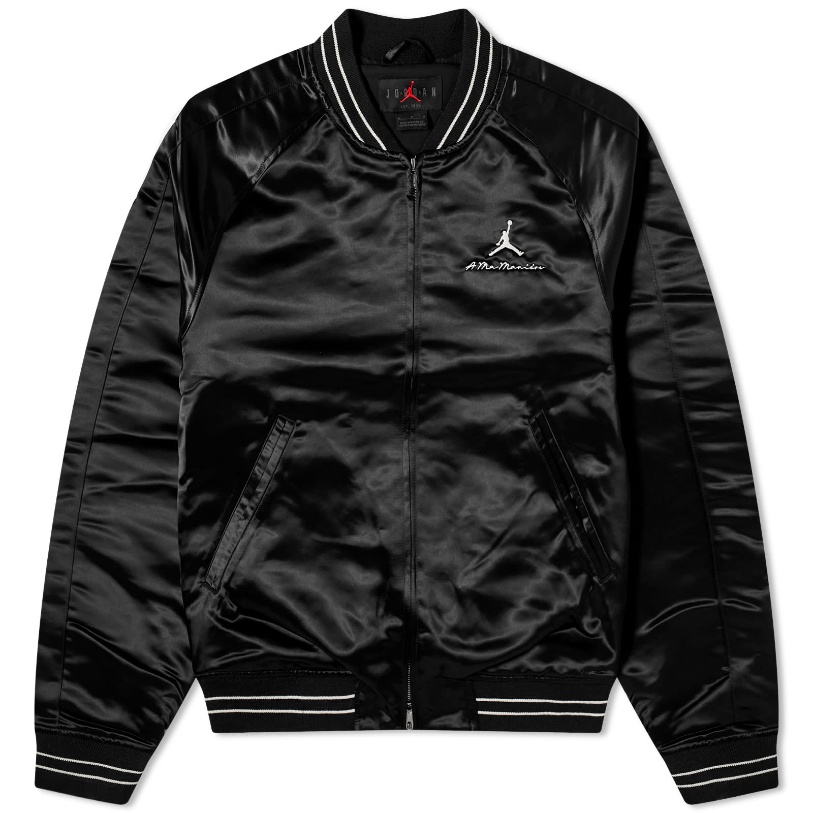 Куртка-бомбер Air Jordan X A Ma Maniére Souvenir, черный фото