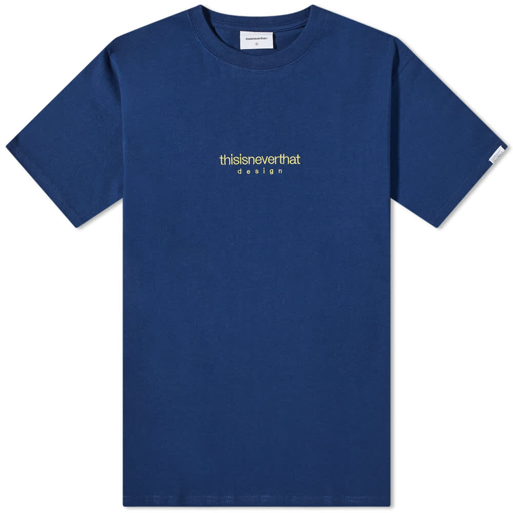 

Футболка thisisneverthat Design Centre Logo Tee, Синий