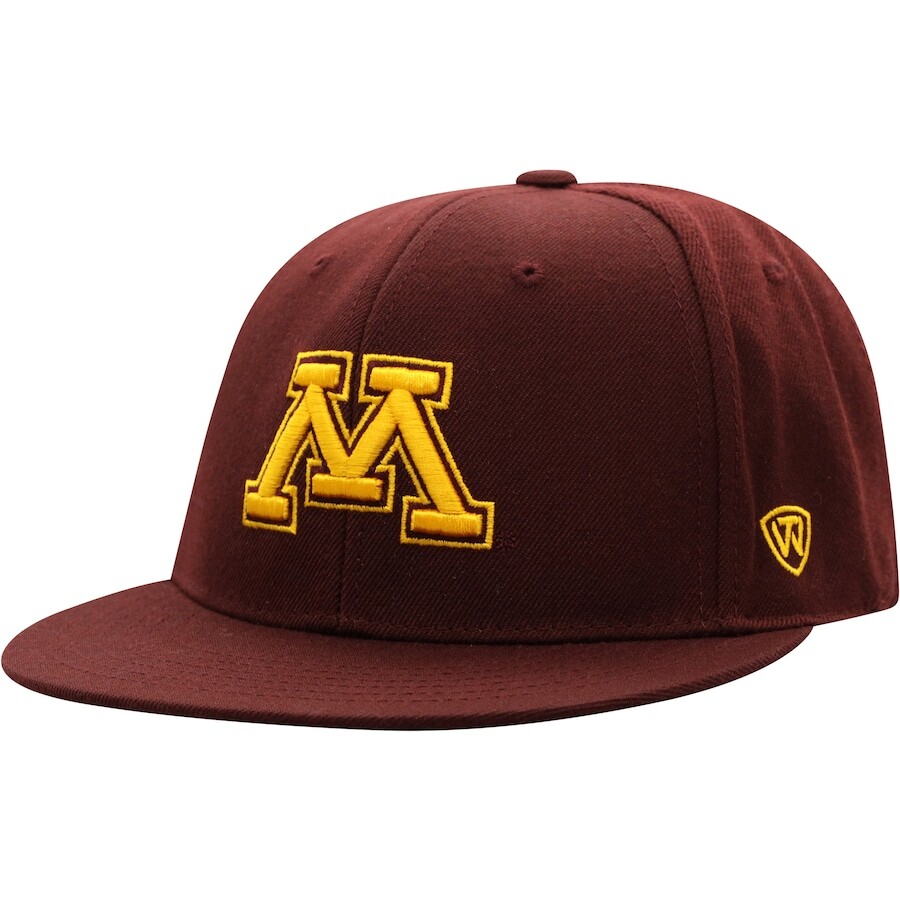 

Бейсболка Top of the World Minnesota Golden Gophers, бордовый