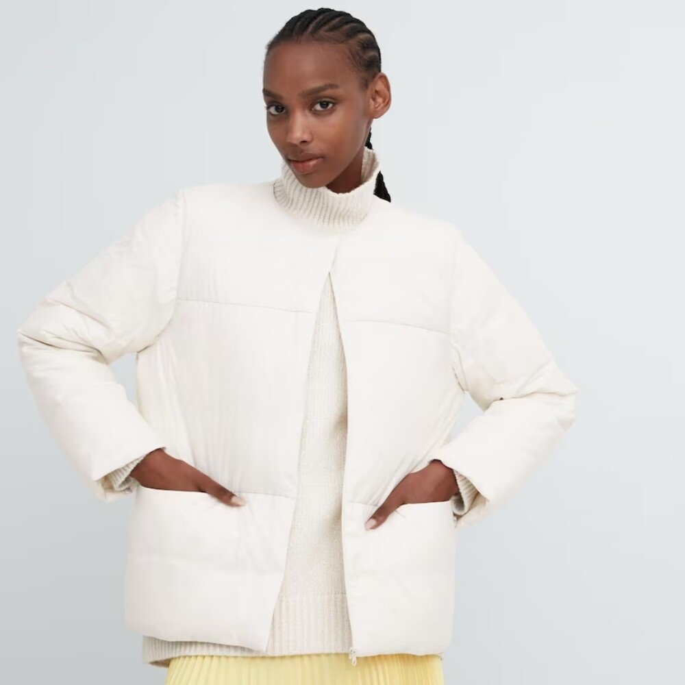 

Легкий пуховик Uniqlo Light Down, молочный, Белый