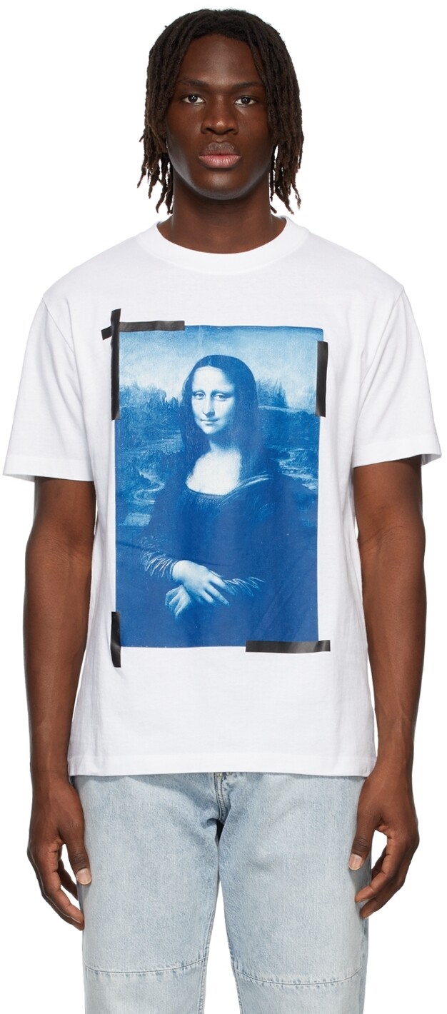 

Белая тонкая футболка Monalisa Off-White