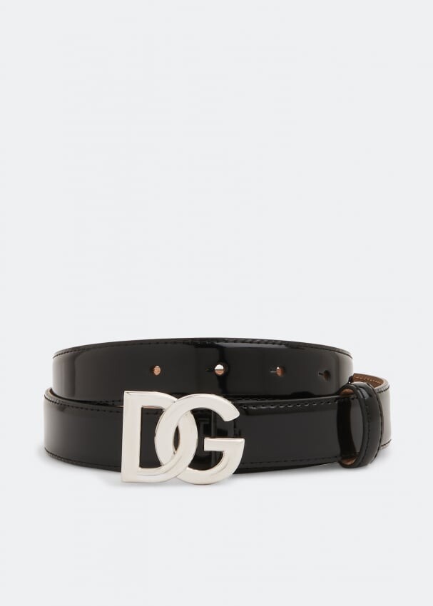 

Ремень DOLCE&GABBANA DG logo belt, черный