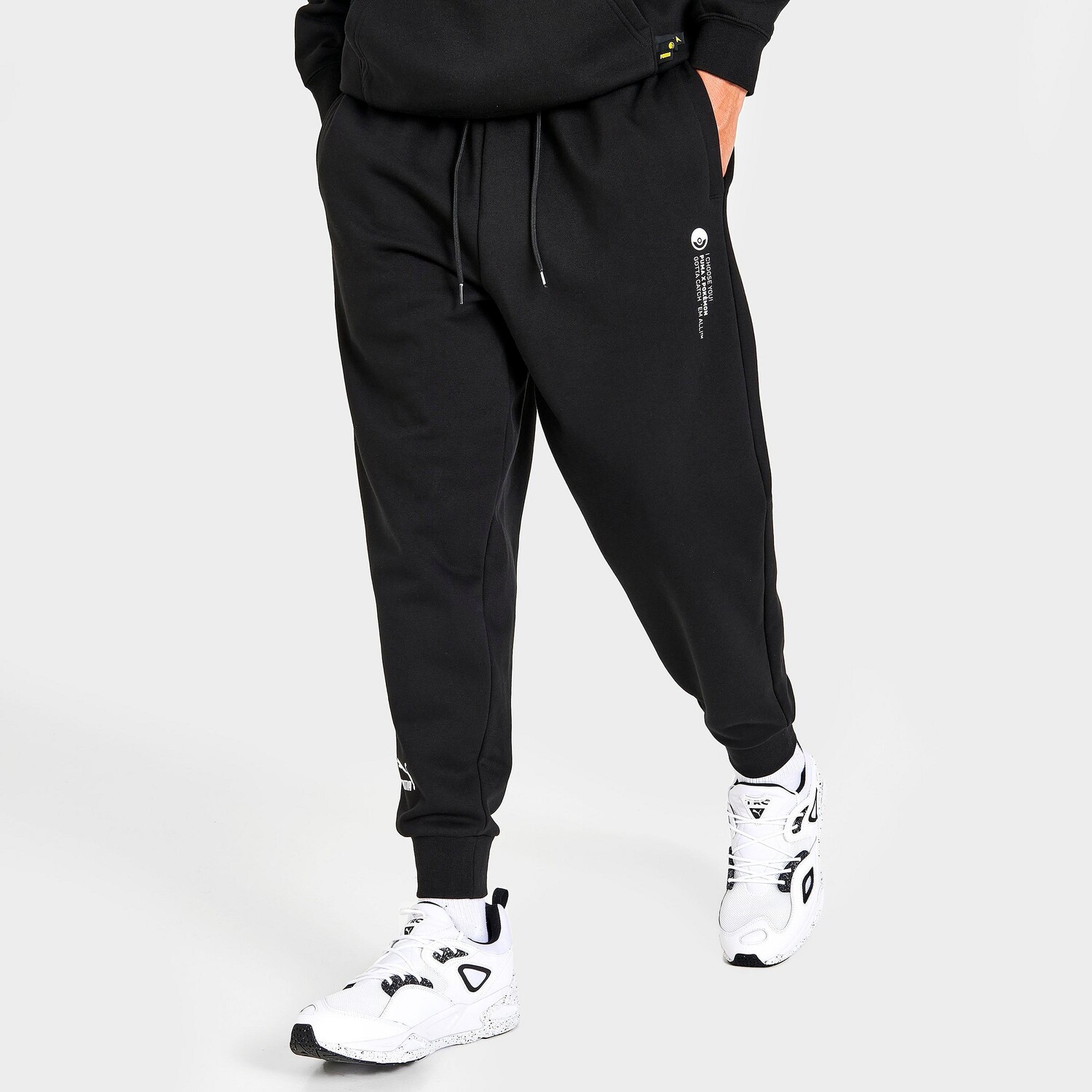 

Мужские спортивные штаны Puma x Pokémon Fleece Jogger, черный