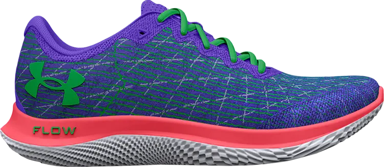 

Кроссовки Under Armour Flow Velociti Wind 2 Brilliant Violet Blitz Red, синий