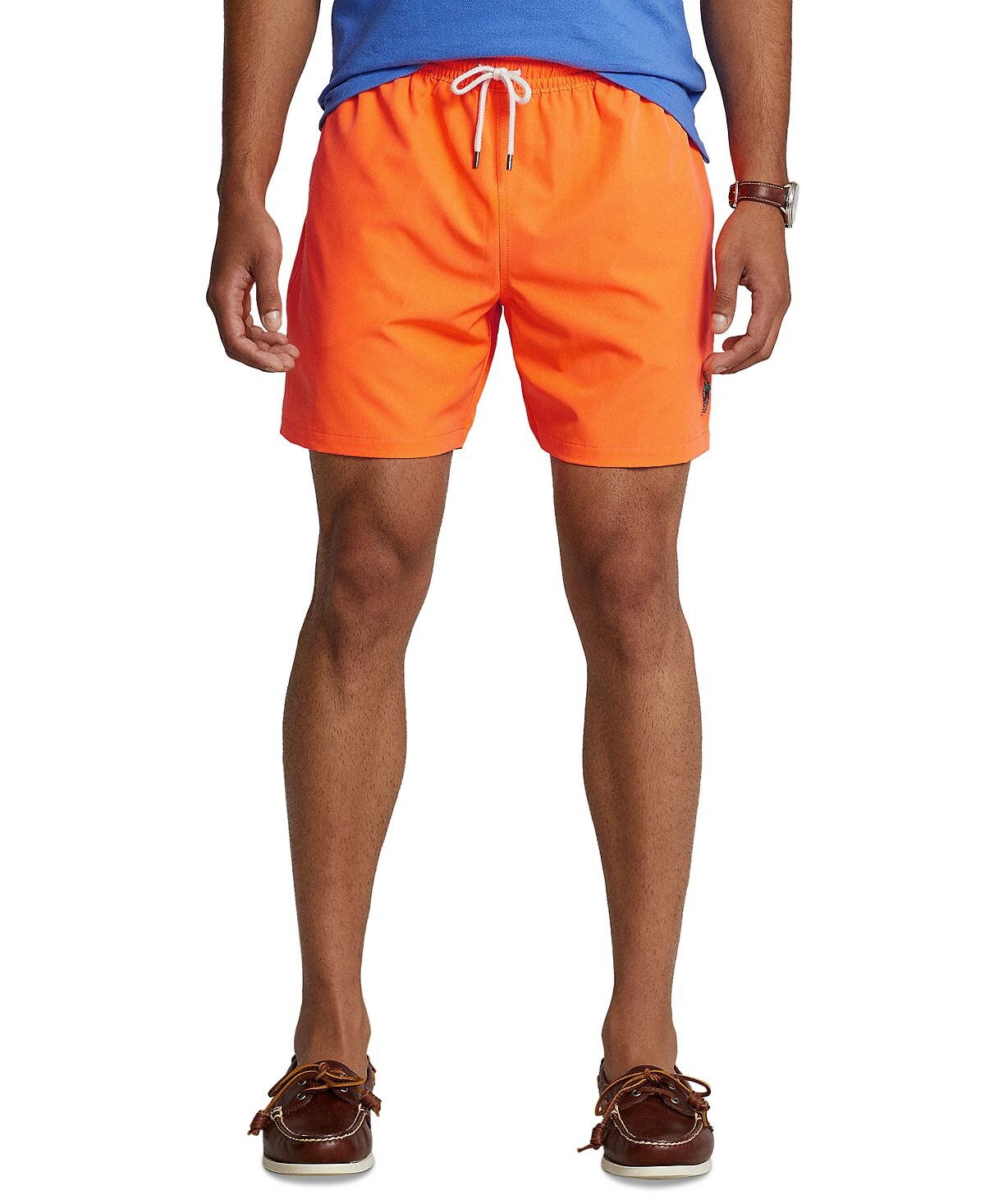 

Мужские классические плавки traveller шириной 5-3/4 дюйма Polo Ralph Lauren, мульти