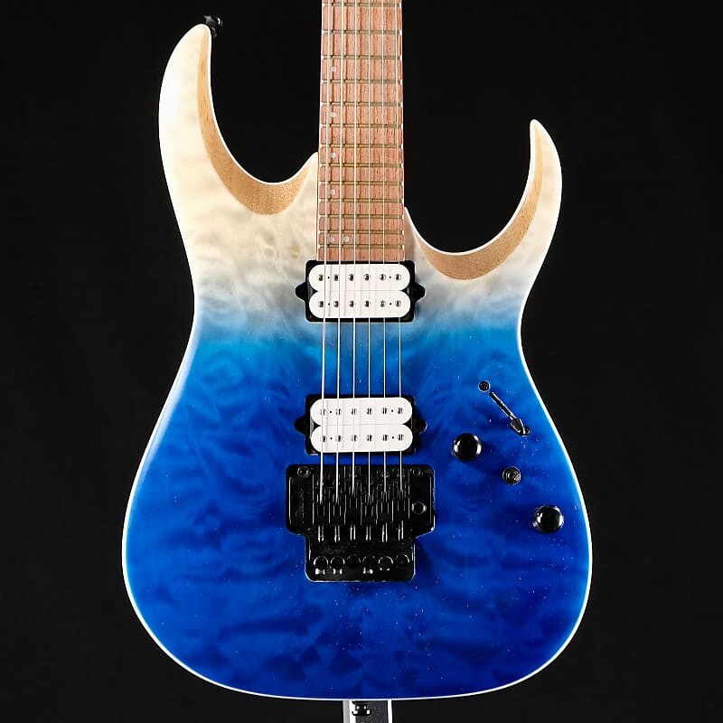 

Высокопроизводительная электрогитара Ibanez RGA42HPTQM - градация Blue Iceberg High Performance RGA42HPTQM Electric Guitar - Iceberg Gradation