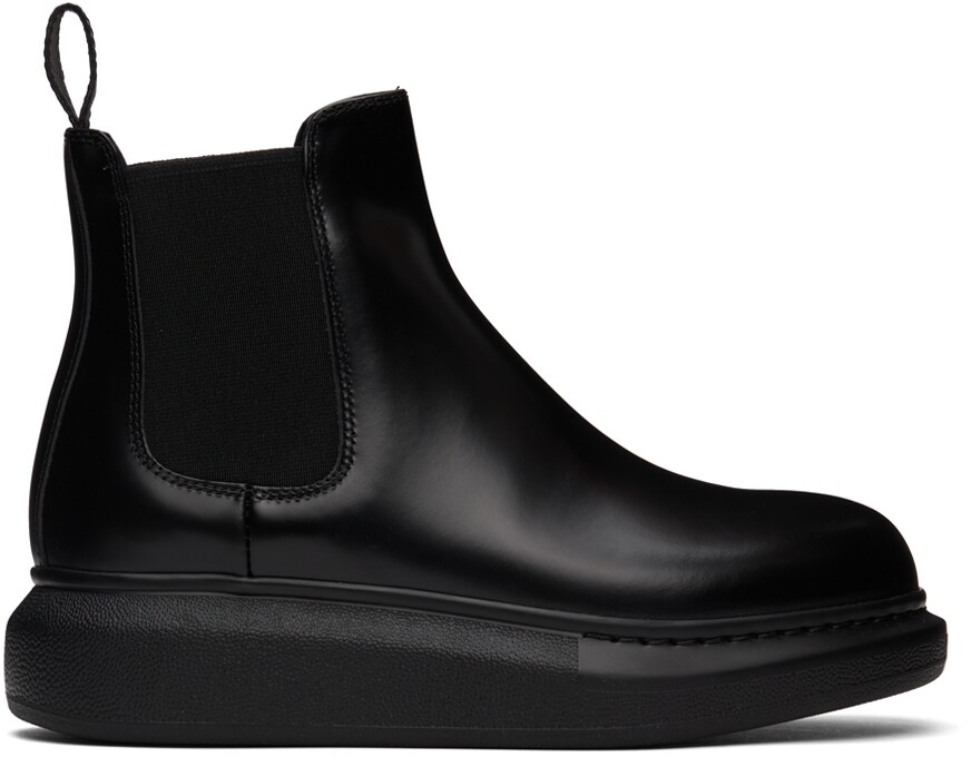 

Черные гибридные ботинки челси Alexander McQueen, Черный