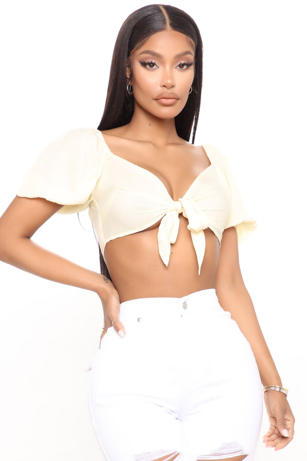 

Топ Fashion Nova TGI3440, желтый