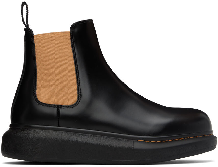 

Черные гибридные ботинки челси Alexander McQueen
