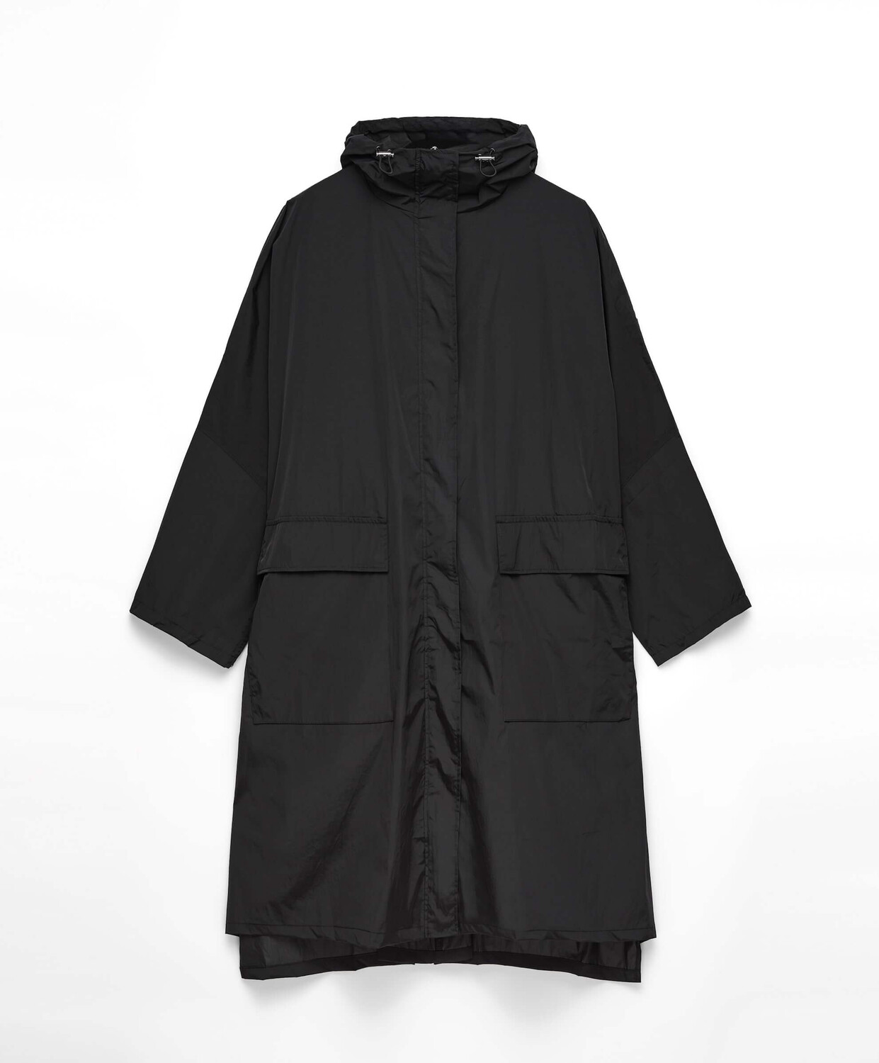 

Куртка Oysho Lightweight 5k Water-Resistant, черный