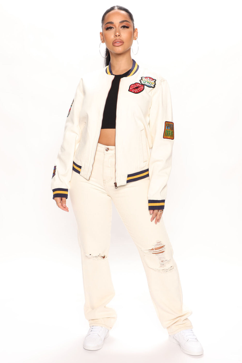 

Джинсы Fashion Nova FN23701FT18, бежевый