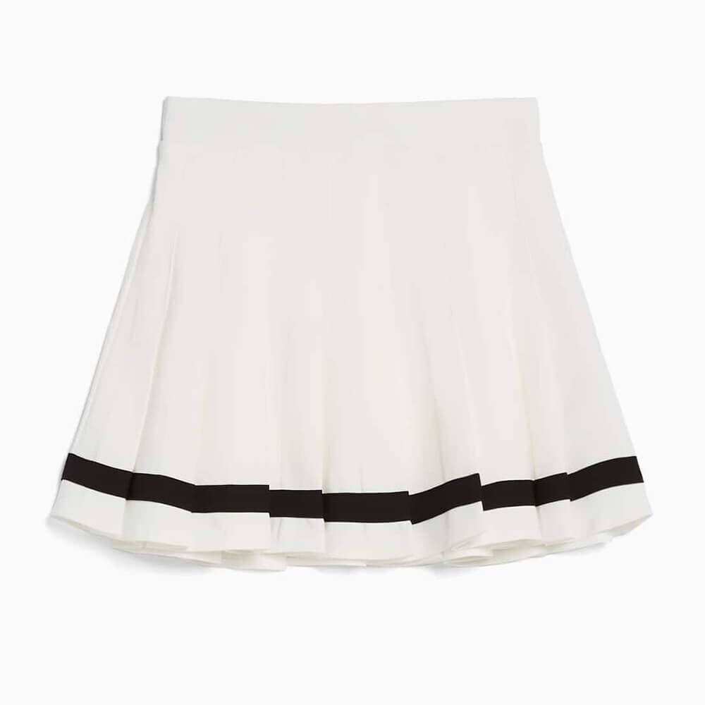 

Юбка-мини Bershka Box Pleat, белый