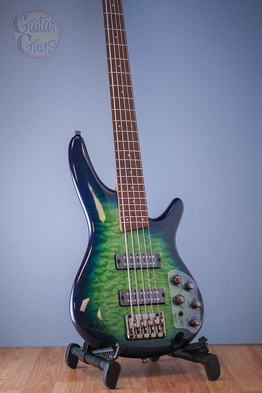 

Ibanez SR405EQMSLG Standard SR Surreal Blue Burst Gloss