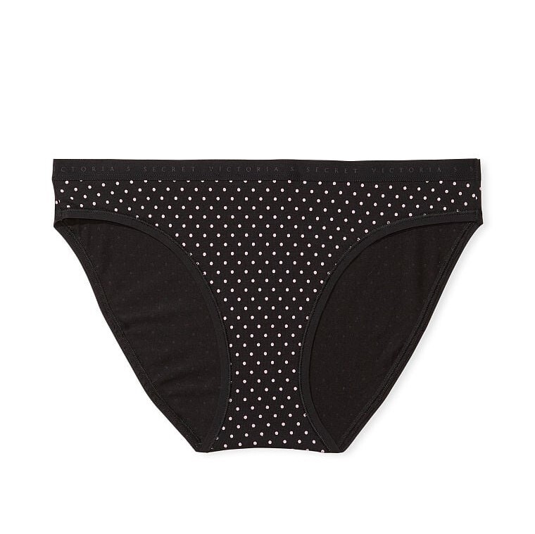 

Трусы Victoria's Secret Stretch Cotton Bikini, черный