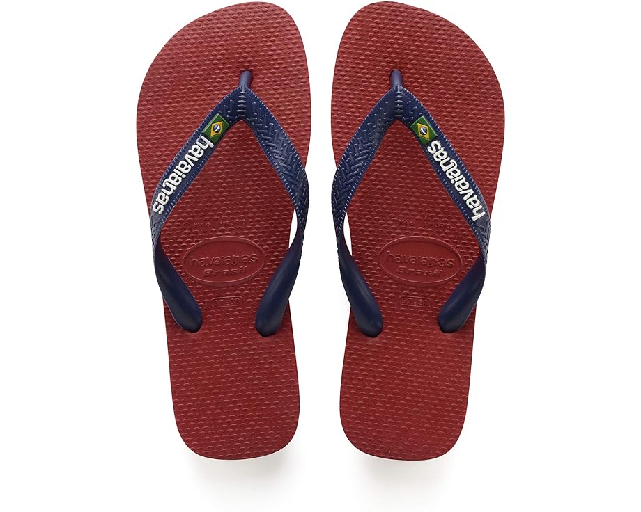 Сандалии Havaianas Brazil Logo Flip Flop Sandal, красный цена и фото