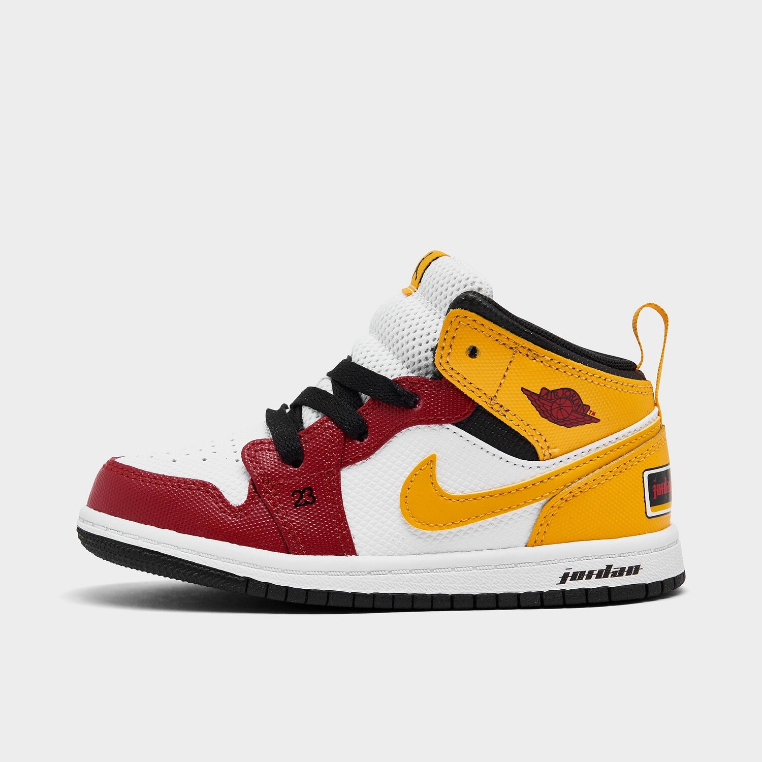 

Детская повседневная обувь Air Jordan 1 Mid SE для малышей, белый